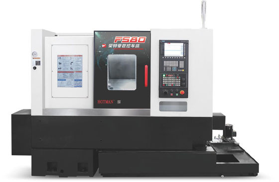 CNC-Drehmaschine für Schwerschneiden mit servoprogrammierbarem Hecksitz und motorisierter Spindel