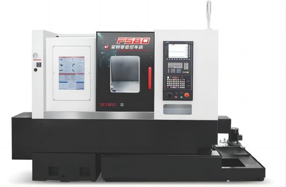 Präzisions-CNC-Drehmaschine F580 Schweres Schneiden und Servo Programmierbares Hecksitz motorisierte Spindel