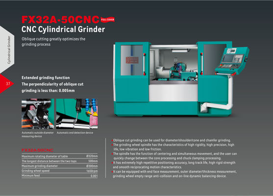 FX32A-35CNC Hotman Elektrische 380V Zylindrische Schleifmaschine Multifunktionsschleifmaschine